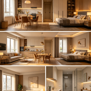 3-Bedroom Apartment: Family Functional Zoning Design